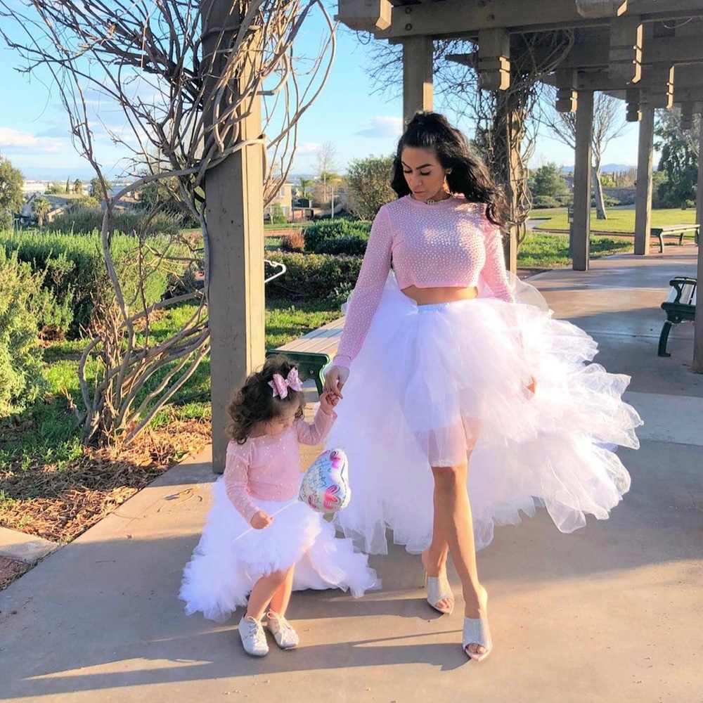 toddler 3T high low tutu skirt